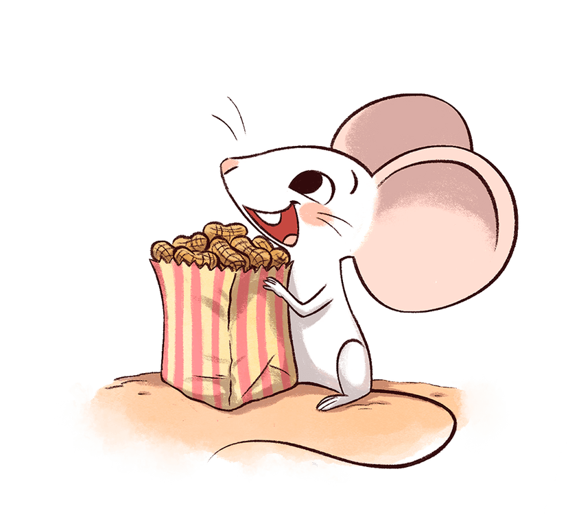 Ilustración 'Guisante feliz' de Alicia Teba